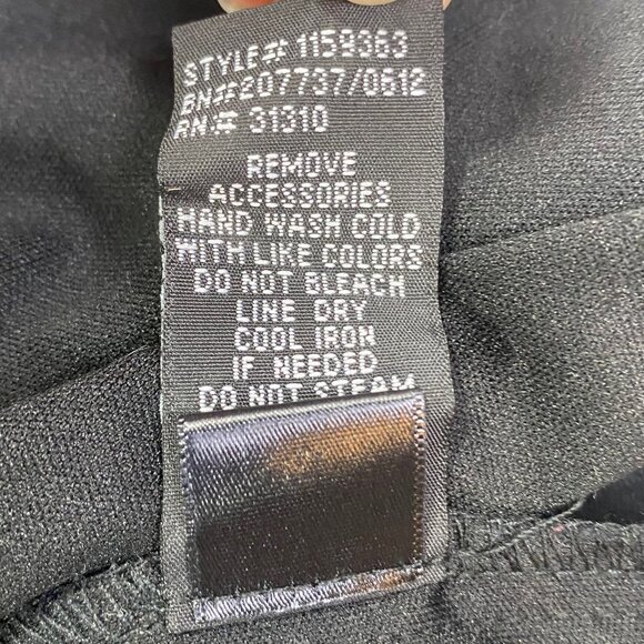 Vtg Y2K BWear Lace Tulle Mini Dress | 1 | Black | Whimsigoth Fairy Valley Girl - Picture 5 of 12